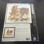 Dimensions Horse Friends 3230 2007 stamped cross stitch kit 12 by 11 inches