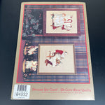 Gloria & Pat Santas by Norman Rockwell vintage cross stitch chart