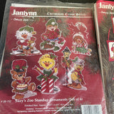 Janlynn Set of 2 Christmas Cross Stitch Kits See Pictures and Description*