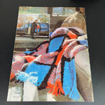 ernat Afghans Contemporary and Traditional Book No. 132 Crochet/Knitting pattern book