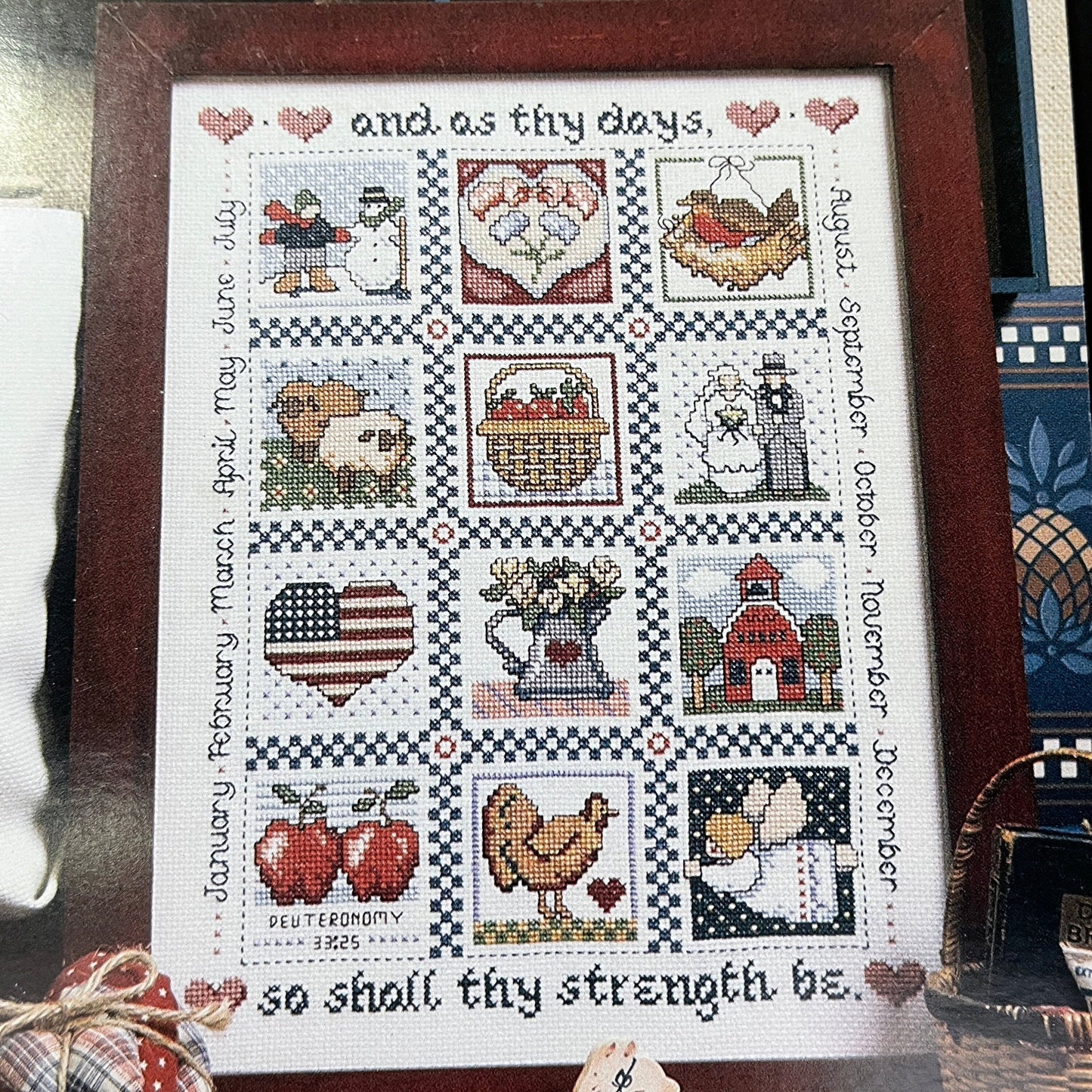 Jeremiah Junction Yesterday-Today-Forever JL125 vintage 1992 counted cross stitch chart