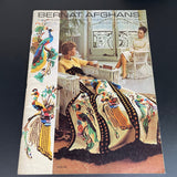 ernat Afghans Contemporary and Traditional Book No. 132 Crochet/Knitting pattern book