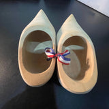 Precious pair of mini wooden clogs Dutch style shoe vintage collectible