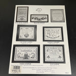 Pat Rogers&#39; Counted Collection White Lace Sampler vintage 1992 counted cross stitch chart