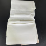 AIDA 14 count white 3 pieces 21 by 36, 12 by 12, and 13 by 11 inches needlecraft fabric*