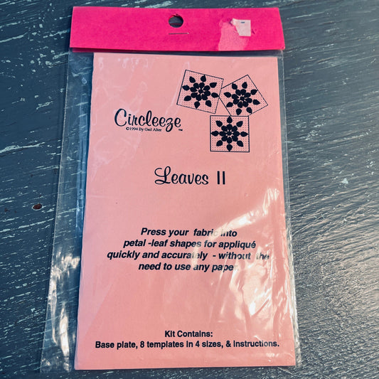 Circleeze, By Gail Alter, choice of 3, fabric applique' shape making form sets, see variations*