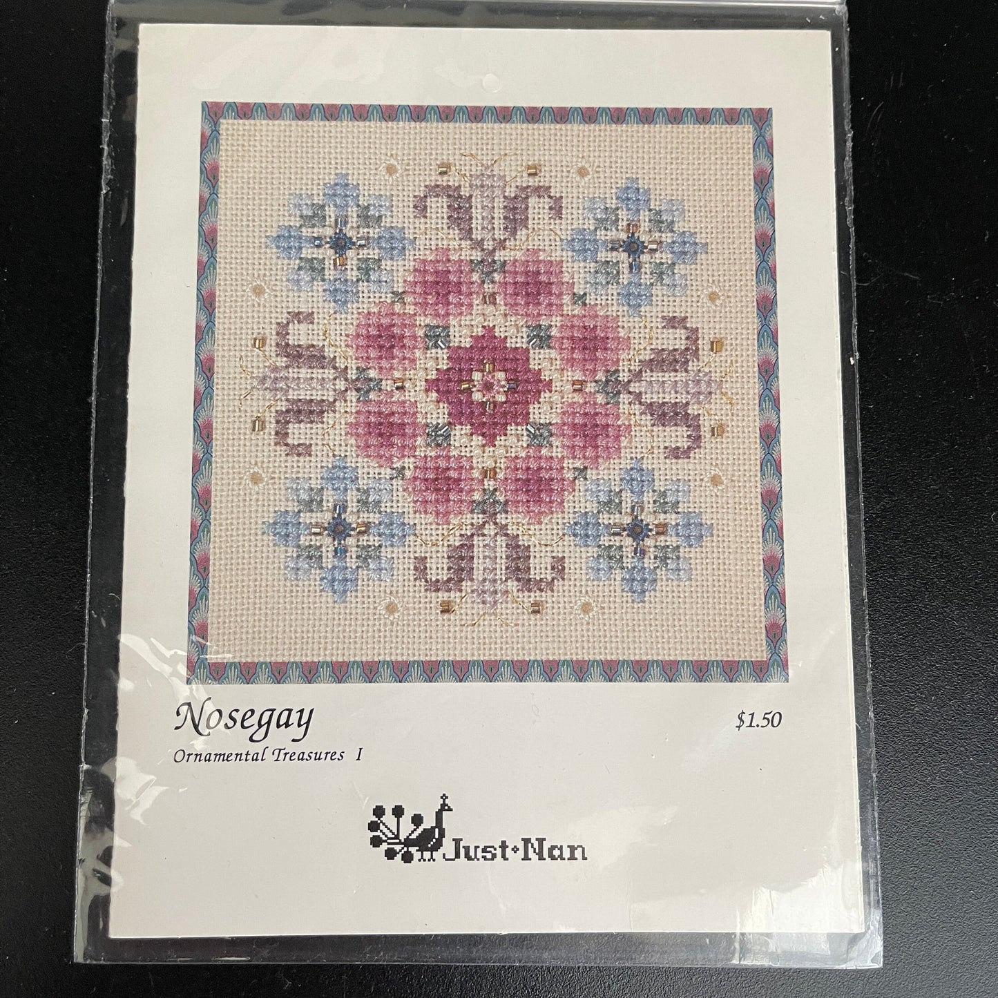 Just Nan Ornamental Treasures choice of mini counted cross stitch charts Rare & OOP see pictures and variations*