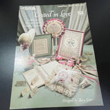 Leisure Arts United in Love Leaflet 304 vintage 1984 counted cross stitch chart