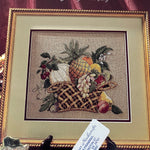 Just Cross Stitch Fruit Basket Linda Jary Item # 210 vintage counted cross stitch chart