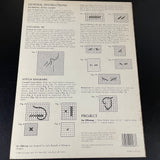 Leisure Arts An Offering Leaflet 583 vintage 1987 counted cross stitch chart