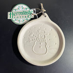 Hermitage Pottery Choice of Gingerbread man or Snowman Cookie Molds see pictures and variations*