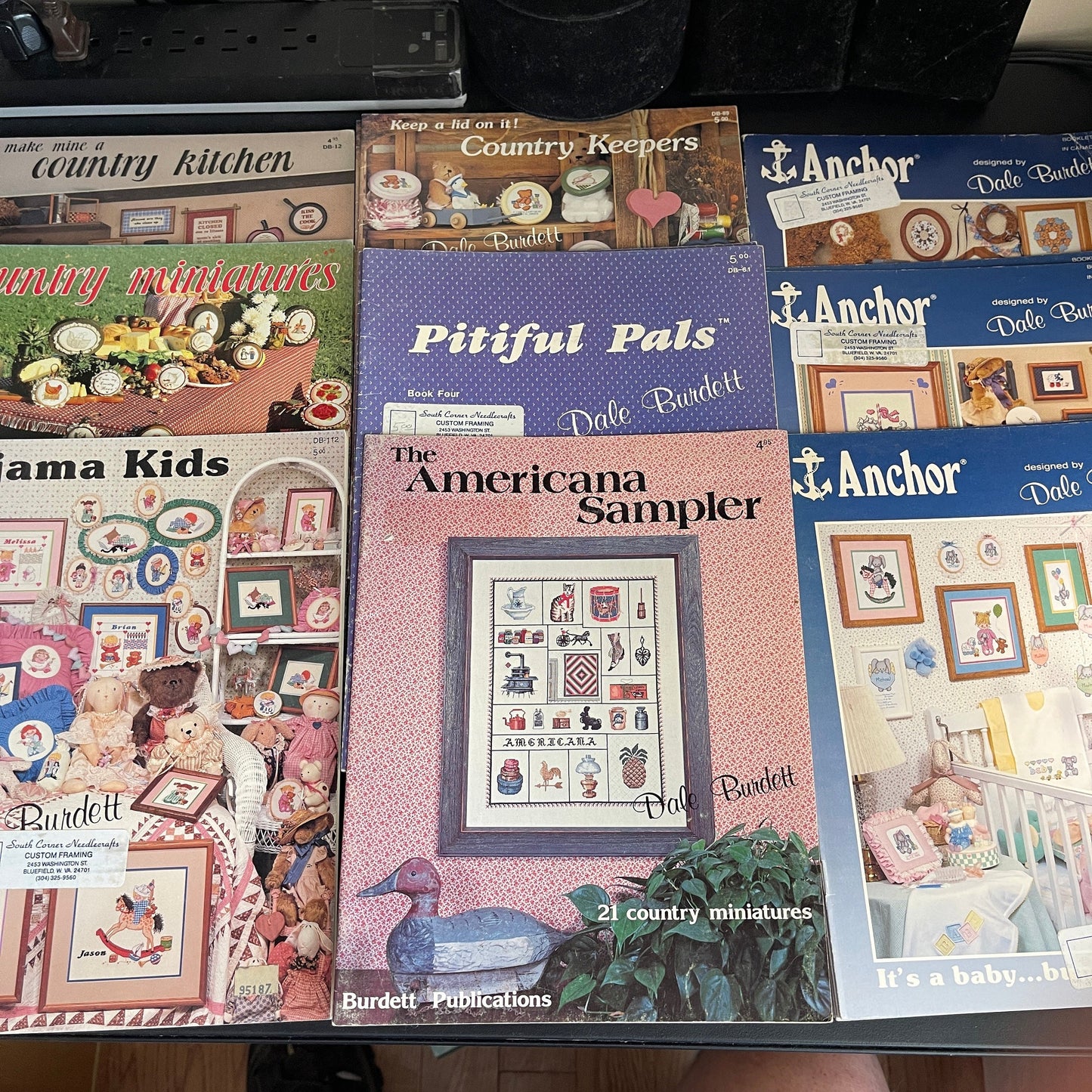 Dale Burdett Publications choice of vintage counted cross stitch charts see pictures and variations*