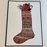 Calico Crossroads Merry Stitching stocking vintage 1996 counted cross stitch chart