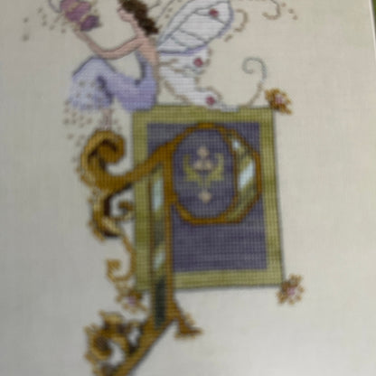 Letters from Nora Corbett Letter P counted cross stitch chart