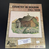 Country In Season, Set of 4, Winter, Spring, Summer, and Fall Creative Keepsakes, Vintage 1985-86, Counted Cross Stitch Patterns
