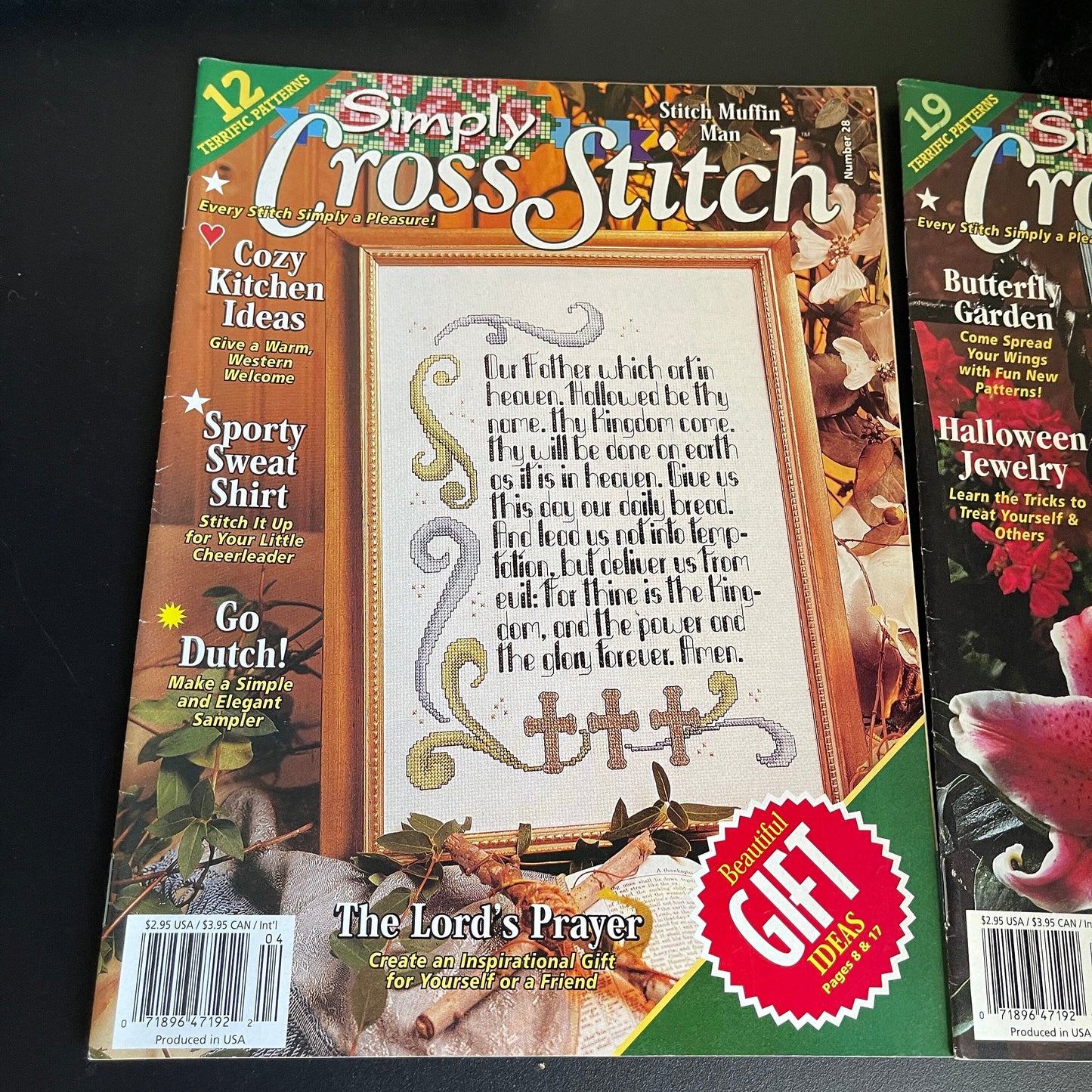 Simply Cross Stitch Magazine Year 1996 Counted Cross Stitch Designs Number 27-32*