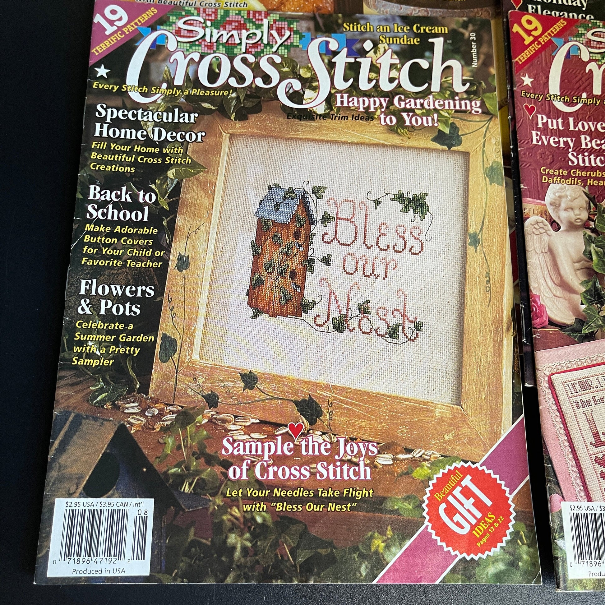 Simply Cross Stitch Magazine Year 1996 Counted Cross Stitch Designs Number 27-32*