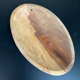 Outstanding Oval Wooden bowl 5.5 inch vintage keepsake collectible trinket dish