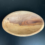 Outstanding Oval Wooden bowl 5.5 inch vintage keepsake collectible trinket dish
