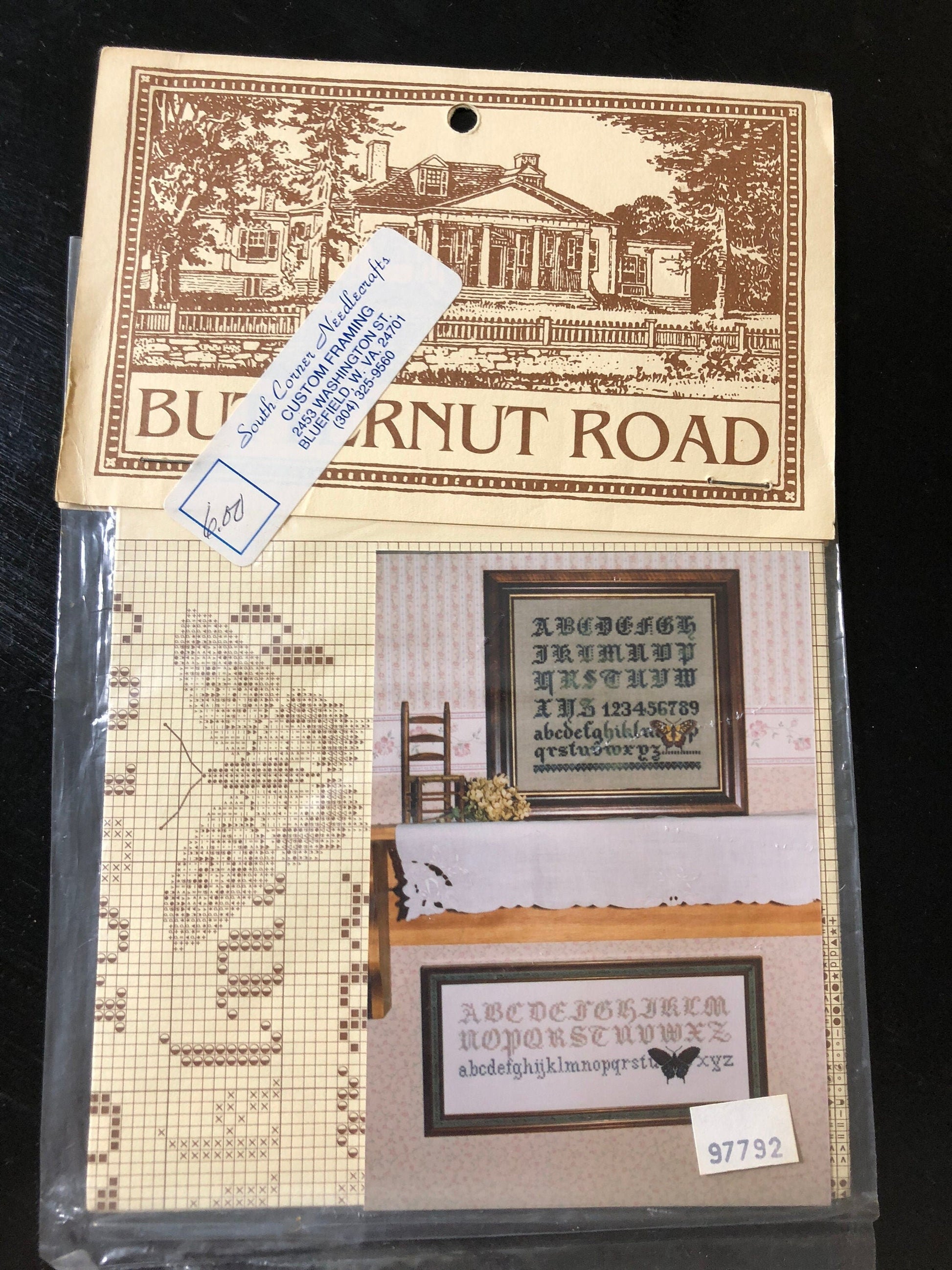 Butternut Road, Provence Sampler, Marilyn Leavitt Imblum, Vintage 1990, Counted Cross Stitch Chart*