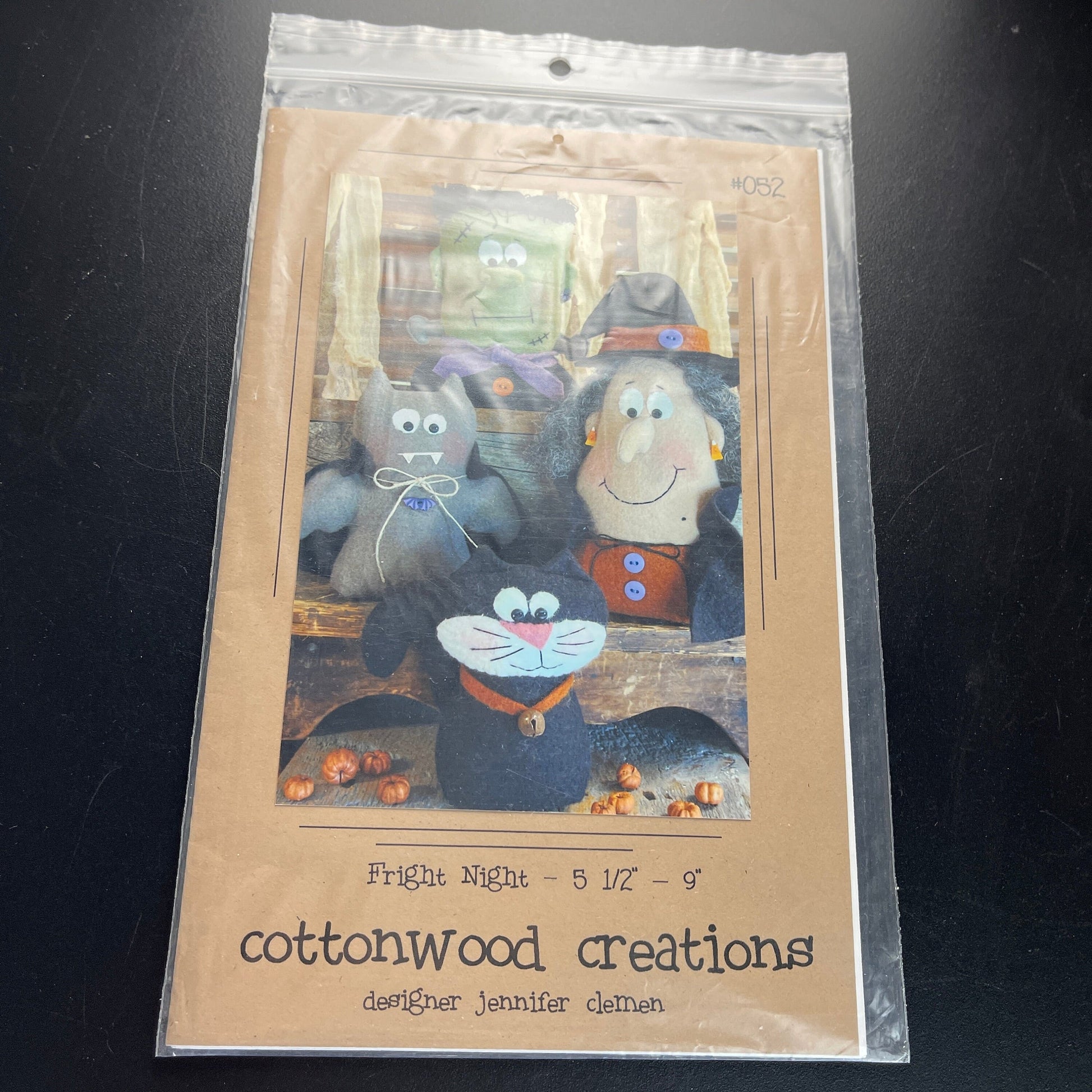 Cottonwood Creations Fright Night #052 2012 Doll pattern