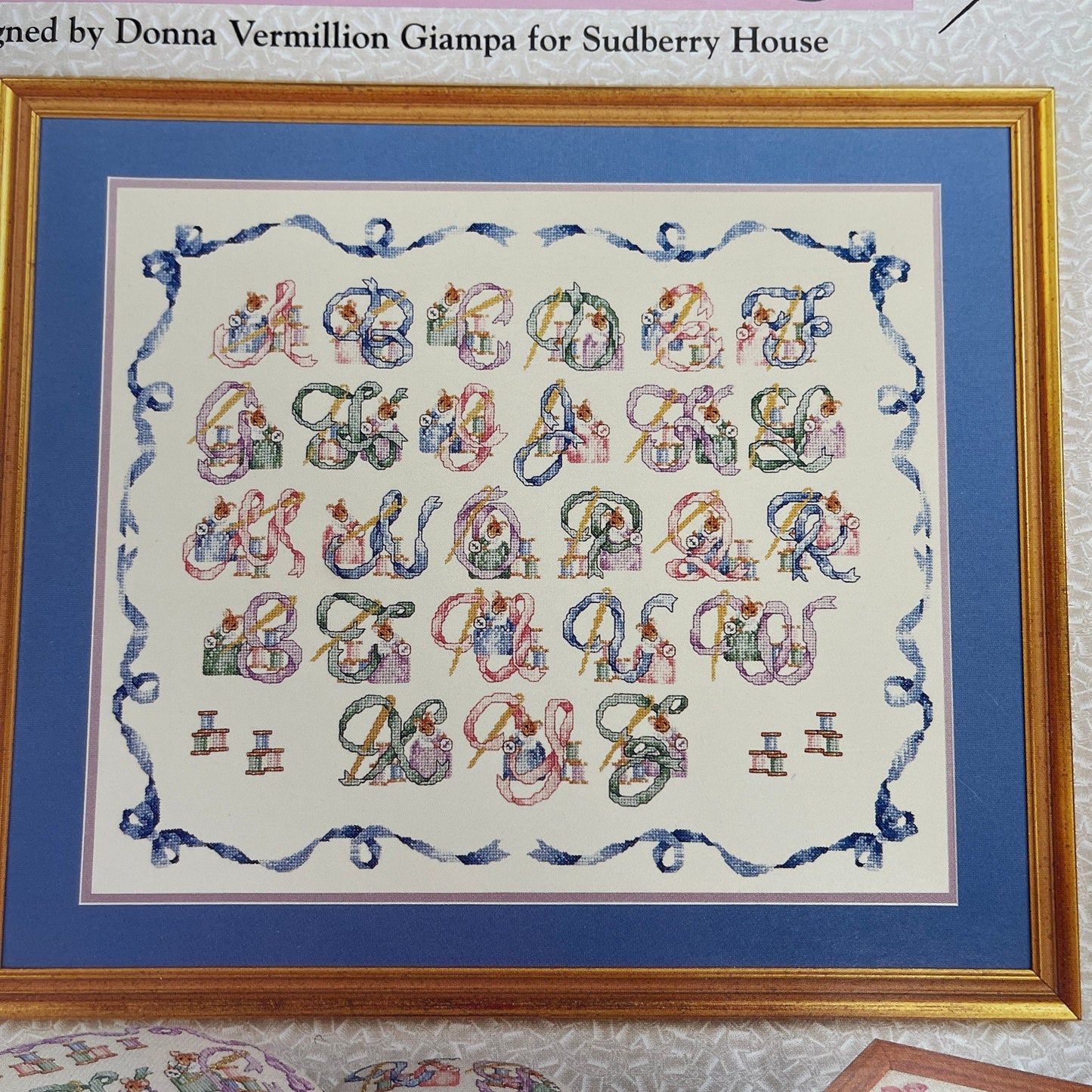 Sudberry House Stitch with Sudberry Sewing Alphabet Leaflet 67 Vintage 1996 Counted Cross Stitch Chart