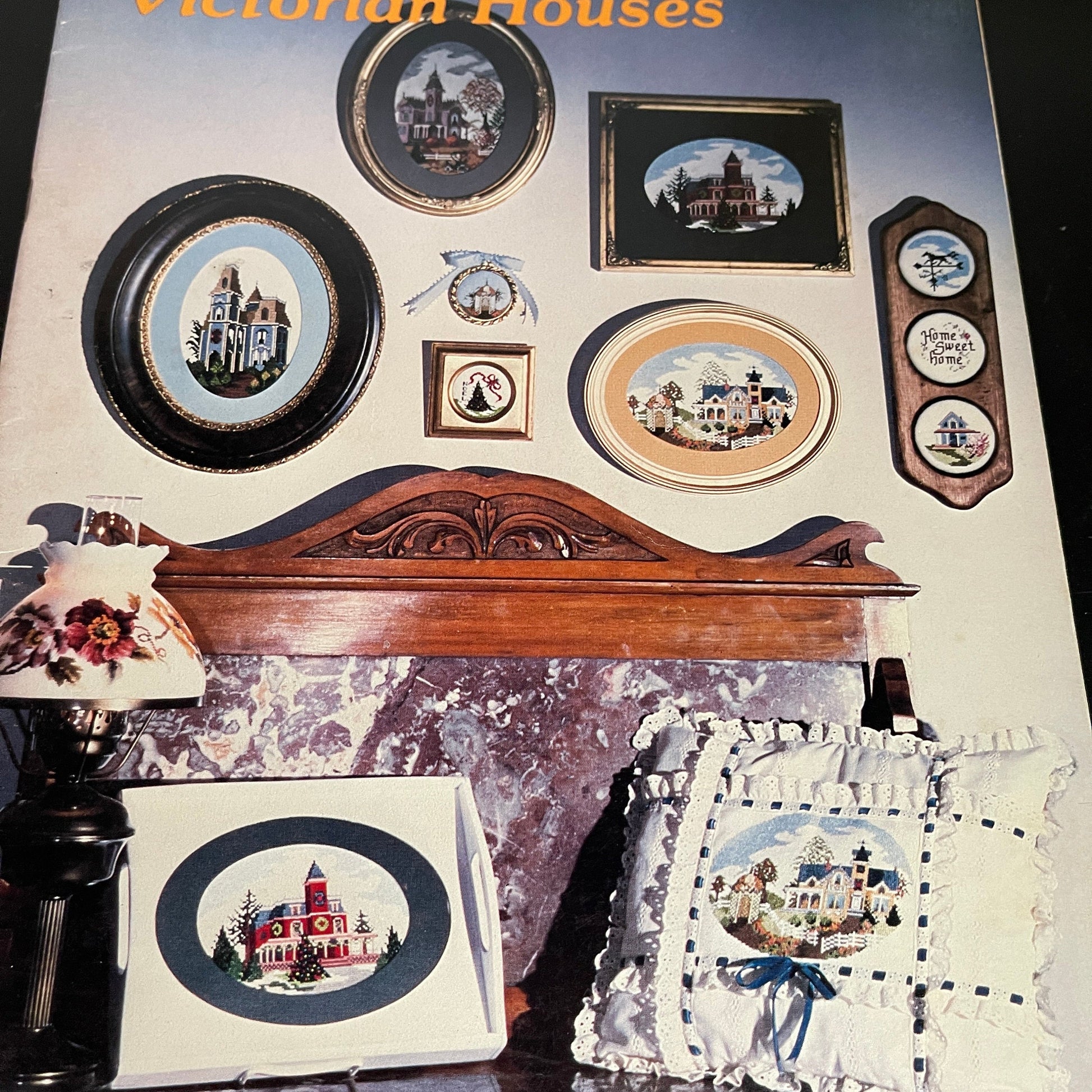 Judith Kirby Victorian Houses vintage 1981 counted cross stitch hard to find out of print chart