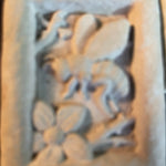 Stone-cast choice honey bee or praying mantis vintage 3 by 2 inch wall hangings see pictures and variations*