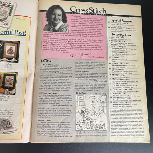 Cross Stitch & Country Crafts choice of cross stitch pattern magazines see pictures and variations*