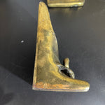 Spelter Cast duck/geese antique gold-tone book ends