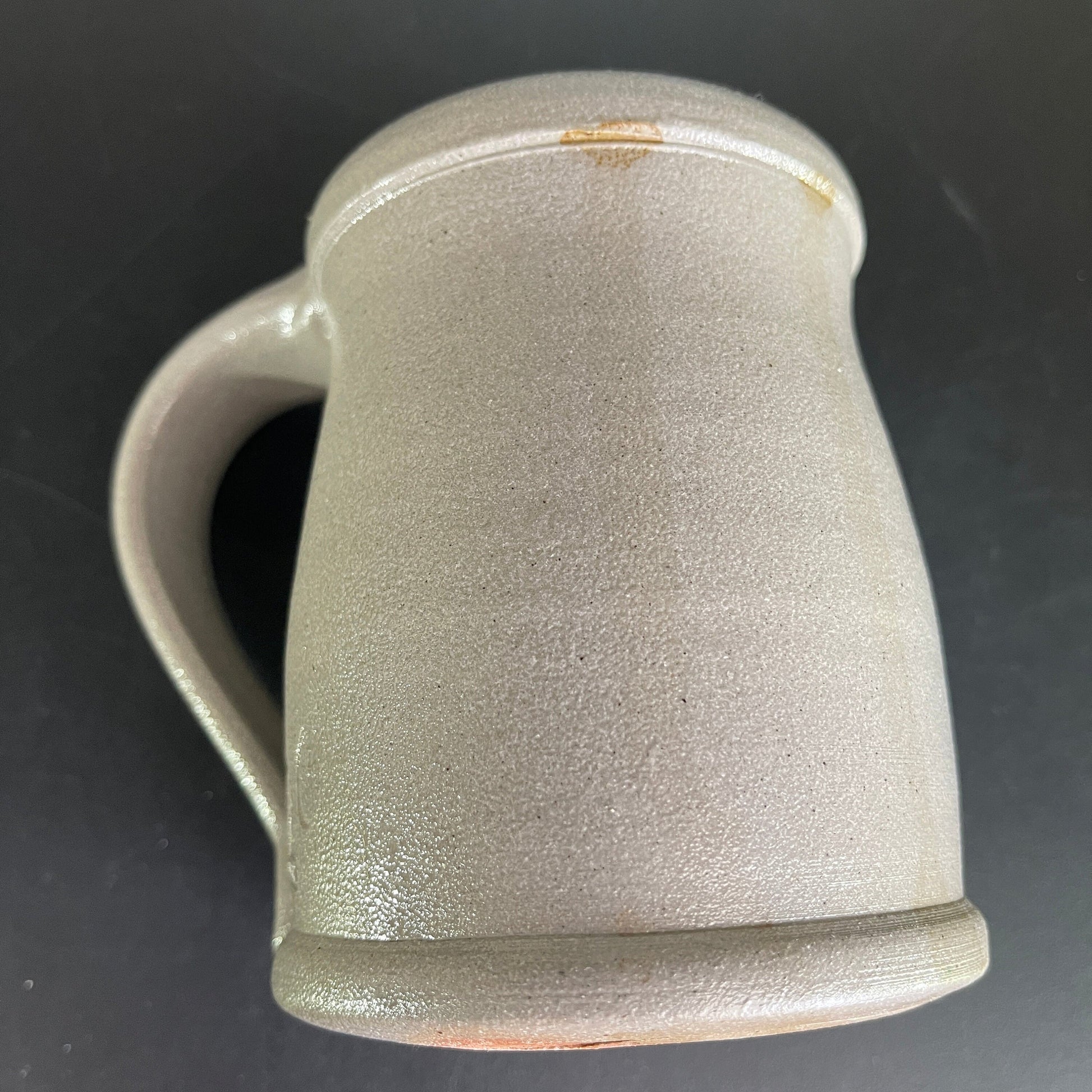 Lowe Pottery Works God Bless America stoneware mug vintage 2002 kitchen collectible