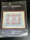 Good Shepherd Your Baby&#39;s Sampler 803502 vintage 1984 counted cross stitch kit 14 count AIDA DMC floss