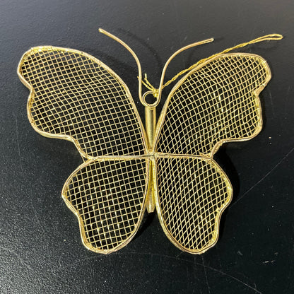 Beautiful Butterfly gold-Tone mesh decorative ornament
