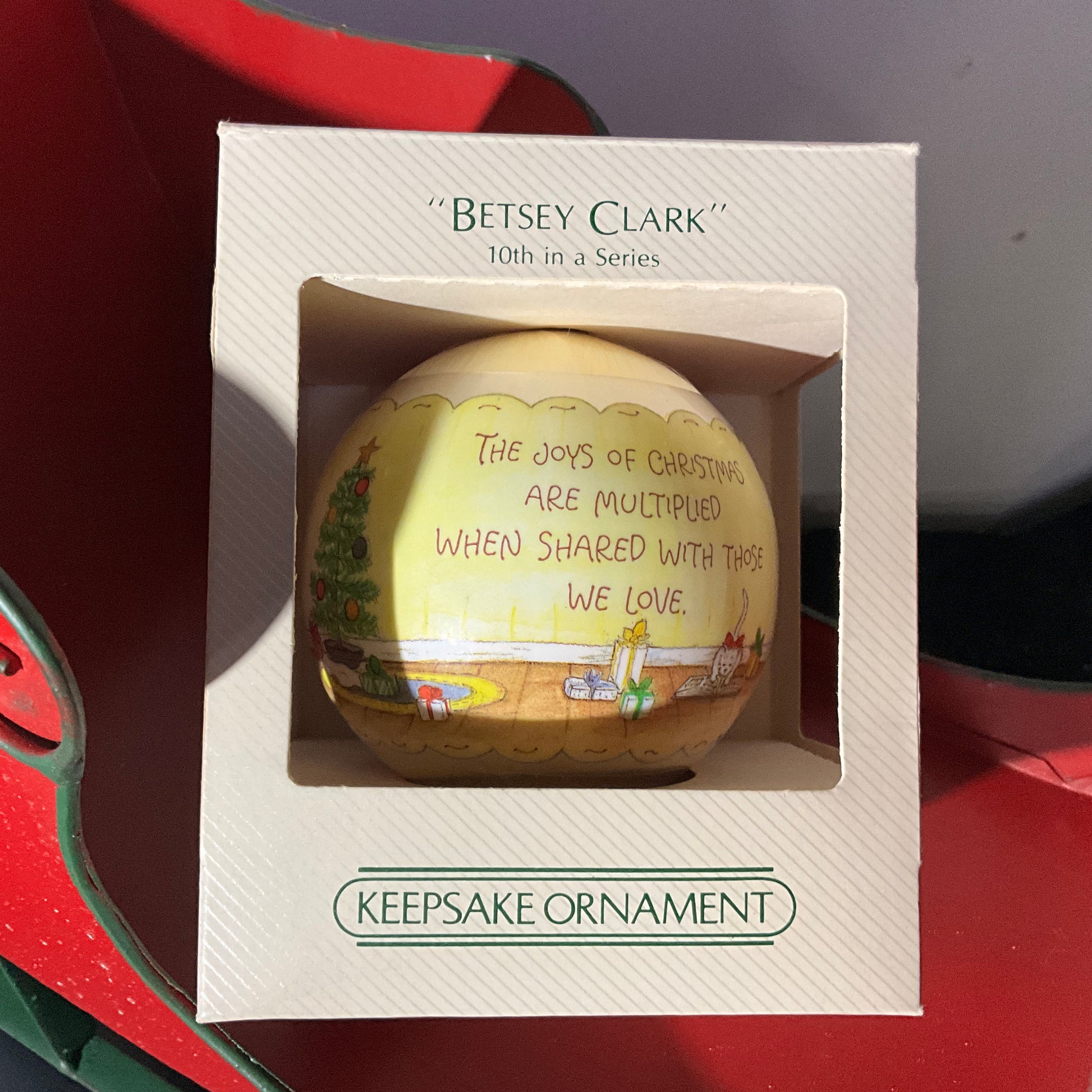 Hallmark Betsy Clark choice of Keepsake vintage ball ornaments see pictures and variations*