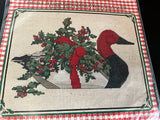 Janlynn Gloria & Pat Red Headed Duck #59-2 vintage Christmas cross stitch kit 14 count Rustica