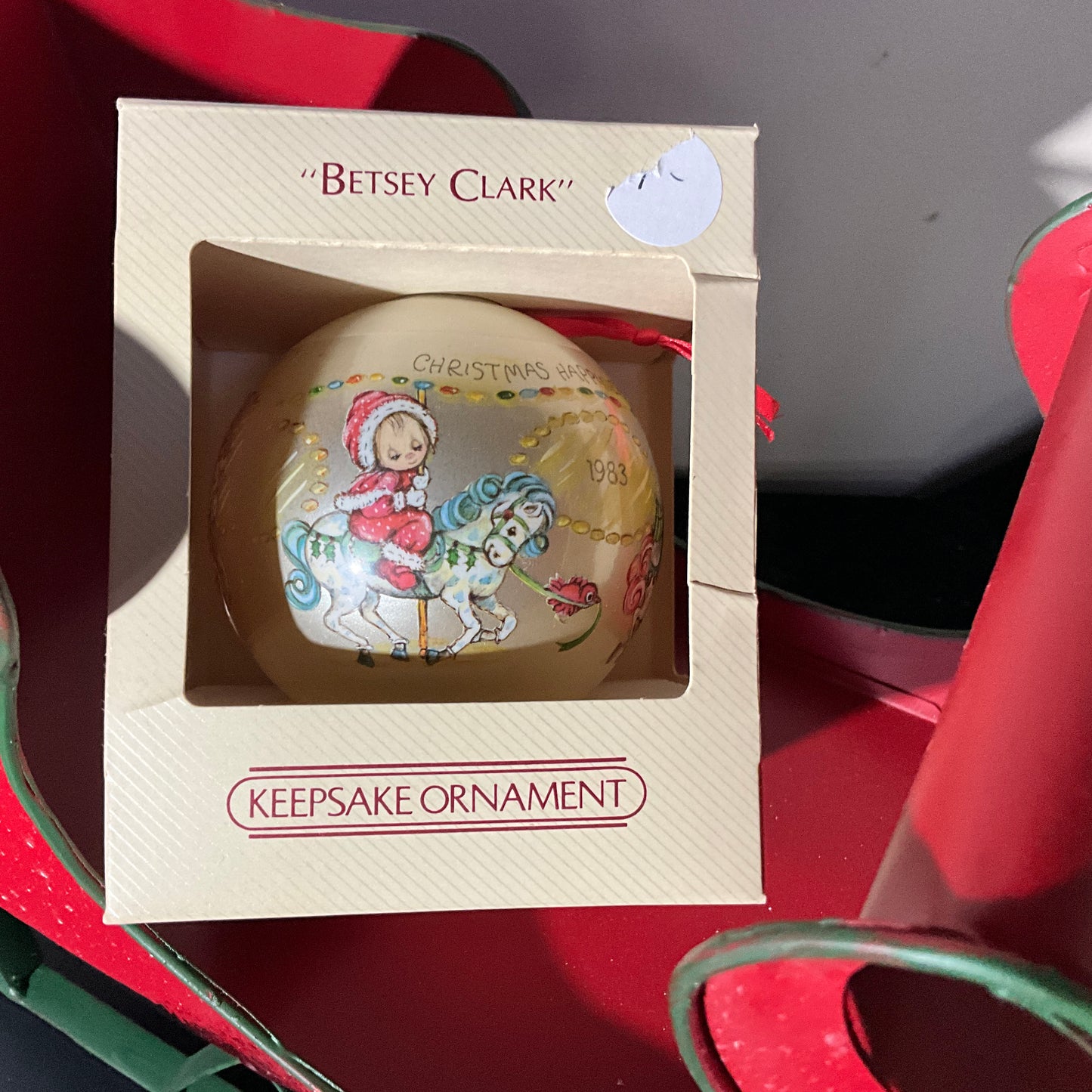 Hallmark Betsy Clark choice of Keepsake vintage ball ornaments see pictures and variations*