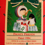 Hallmark, Frosty Friends,#5, Vintage 1984, Keepsake Ornament, QX4371