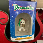 Dreamscicles Cherub with Horn Holiday Cherub  by Cast Art vintage 1994 Collectible Christmas Ornament DX289