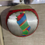 Hallmark For A Special Teacher Christmas 1981 vintage Satin Ball ornament QX8002
