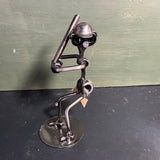 Hardware Folk Art Penguin Sculpture welded steel Nuts Washers Etc. Vintage Collectible Figurine