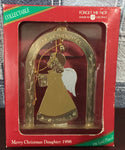 Forget Me Not Dear Daughter Merry Christmas Dated 1996 Ornament