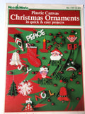 Needleworks Plastic Canvas Christmas Ornaments 16 Quick & Easy Projects No 118 Vintage 1983