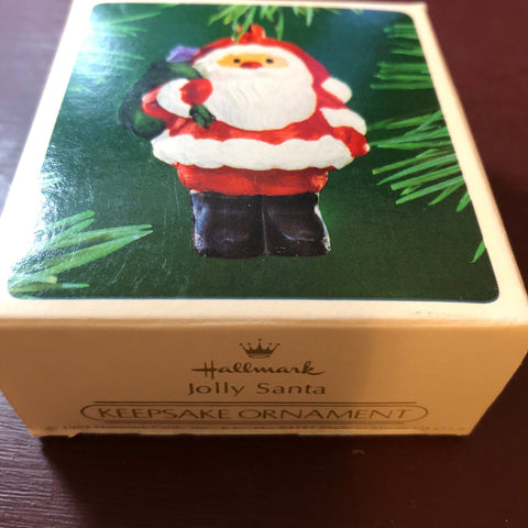 Hallmark, Jolly Santa, Keepsake Ornament, Vintage 1983, QX4259