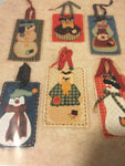 RiverTown Warehouse Snowman Ornaments Hard to find applique pattern