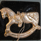 The Christmas Shoppe, Rocking Horse, Genuine Silverplated, Christmas Owner