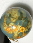 Silvestri, Angels, Playing Instruments, Painted Ball, Vintage, Christmas, Ornament