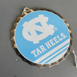 Tar Heels University of North Carolina Scalloped Edge Metal Christmas Ornament