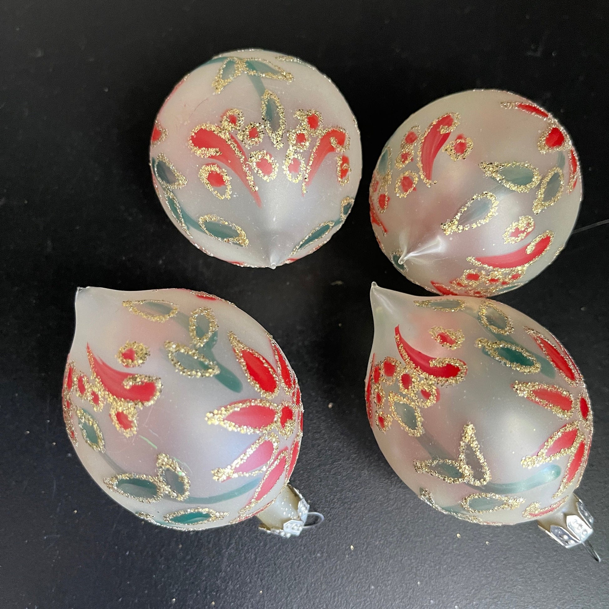 Precious painted glass ball 1.5 inch Christmas ornaments choice of sets see pictures and variations*