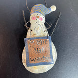 Sensational Snowman Christmas ornaments choice see pictures and variations*