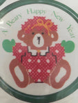 Stitchables &quot;Beary Merry Bears&quot; Vintage 1987 Stamped counted cross stitch kit